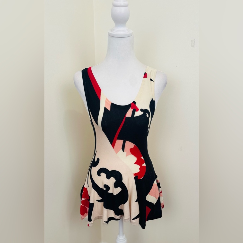 Alexander McQueen Blouse in Black, Red, and Cream